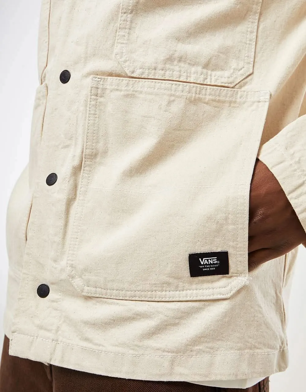 Vans Hickory Stripe Drill Chore Jacket - Natural