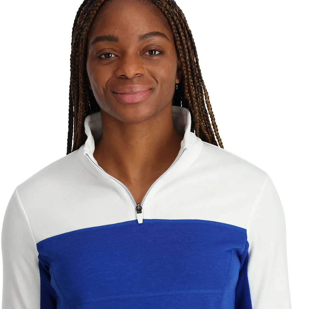 Womens Speed Half Zip - Electric Blue