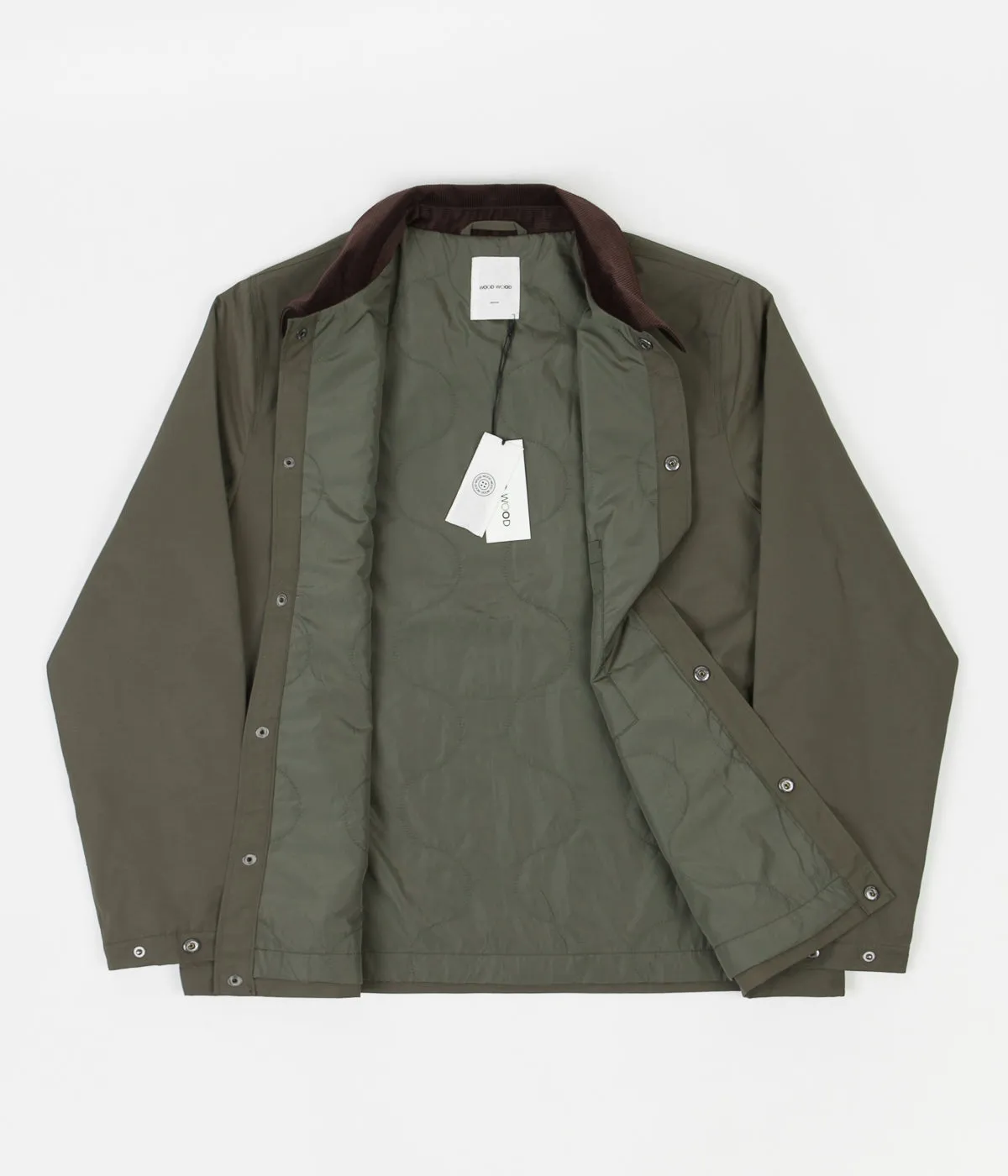 Wood Wood Bauer Tech Jacket - Dusty Green